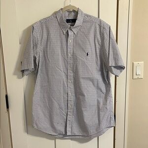 Men’s Ralph Lauren short sleeve button down oxford. Size XL